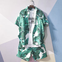 buntes Kombi-Set | Ein fröhliches Herrenset im hawaiianischen Stil