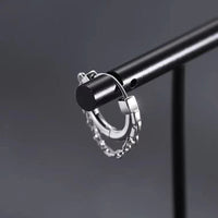 Ketten-Creolen-Ohrringe | Ein modisches Accessoire, das Ihren Look vervollständigt