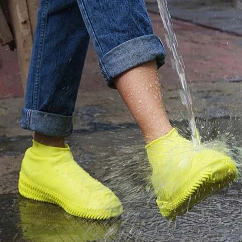 Silikonstiefel | Wasserdichte Regenstiefel Silikon Rutschfest Hoch Elastisch