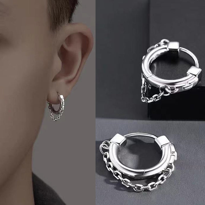 Ketten-Creolen-Ohrringe | Ein modisches Accessoire, das Ihren Look vervollständigt