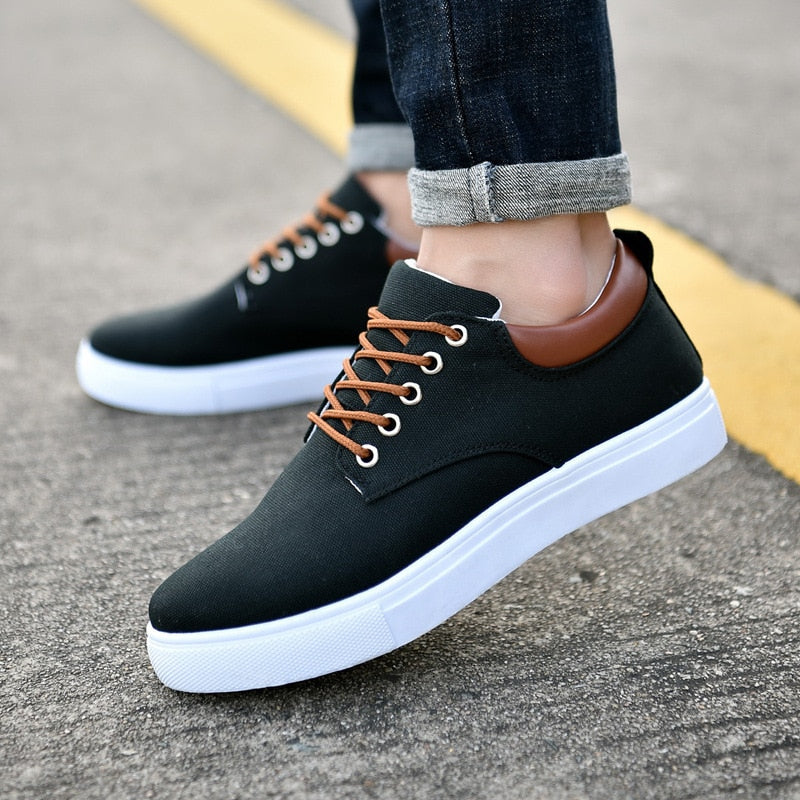 David Sneakers | Coole Herren-Sneaker mit weißer Sohle