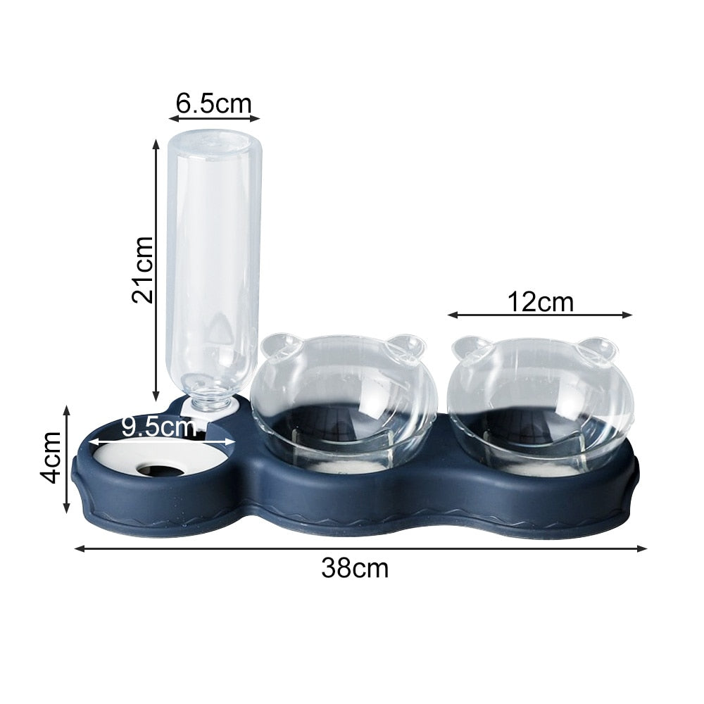 3-in-1 Karl Katzenfutternapf | Super praktisch für Ihr Haustier