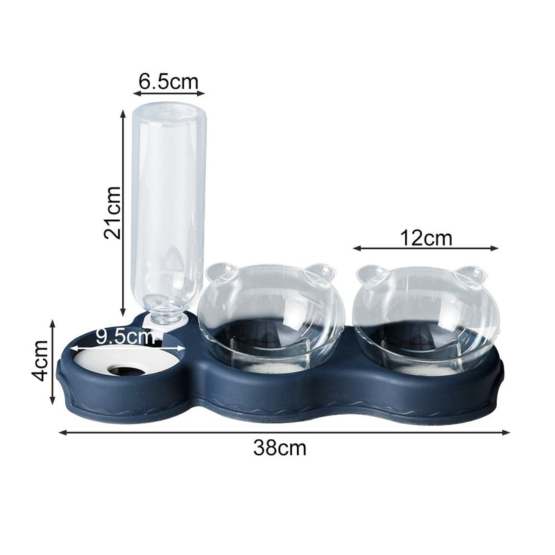 3-in-1 Karl Katzenfutternapf | Super praktisch für Ihr Haustier