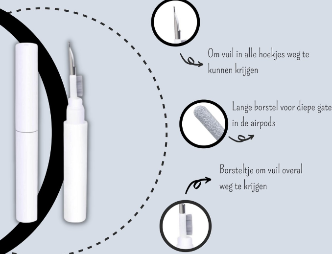 Reinigungsset für Kopfhörer | Keine schmutzigen Ohren mehr