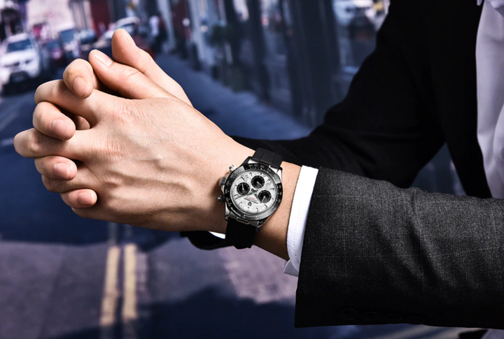 Saphir-Luxusuhr | Eine einzigartige Herrenuhr aus Edelstahl