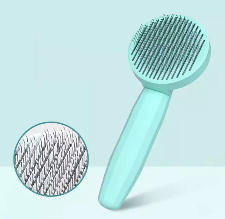 Kitty Katzenbürste | Selbstreinigende Bürste zum Kämmen Ihrer Katze