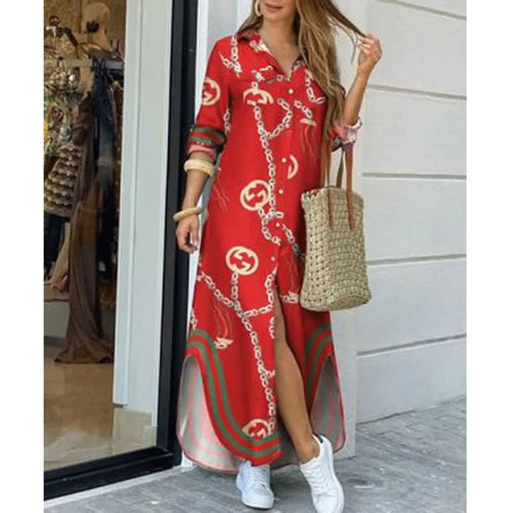ElegantDress Lange Street Style Jurk - Fiadora