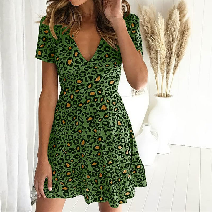 Cutez | Abstraktes Minikleid für Frauen - Fiadora