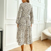 ChiQue | Langärmeliges Kleid mit Leopardenmuster - Fiadora