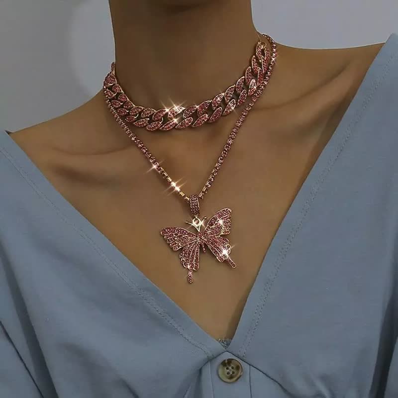 CubanIce | Elegante Halskette für Frauen - Fiadora