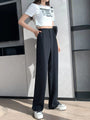 Lose Hose mit hoher Taille